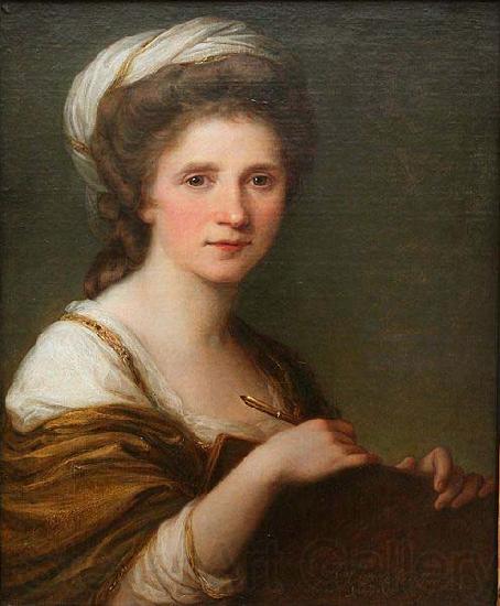Angelica Kauffmann Self-portrait France oil painting art